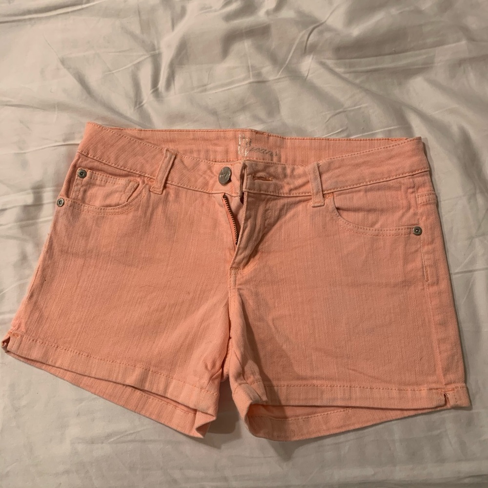 Peach size 7 shorts